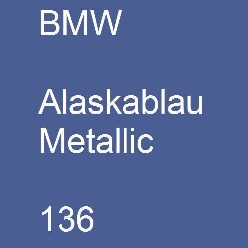 BMW, Alaskablau Metallic, 136.